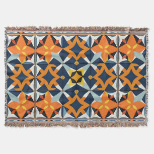 Kleurrijk Geometrisch Abstract Ontwerp Deken
