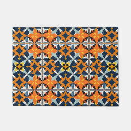 Kleurrijk Geometrisch Abstract Ontwerp Deurmat