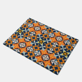 Kleurrijk Geometrisch Abstract Ontwerp Deurmat (Schuin)
