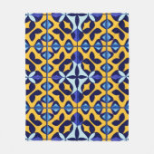 Kleurrijk Geometrisch Abstract Ontwerp Fleece Deken (Voorkant)