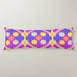 Kleurrijk Geometrisch Abstract Ontwerp Lichaamskussen
