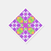 Kleurrijk Geometrisch Abstract Ontwerp Servet (Hoek)