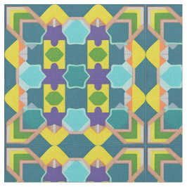 Kleurrijk Geometrisch Abstract Patroon Stof