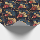 Kleurrijk geometrisch art deco patroon cadeaupapier (Hoek)