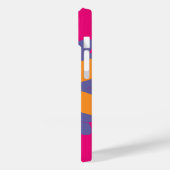 Kleurrijk geometrisch bloemontwerp Case-Mate iPhone case (Achterkant / Links)