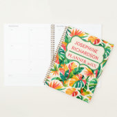 Kleurrijk Geometrisch Bloempatroon Retro Modern Planner (Display)