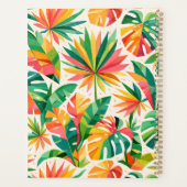 Kleurrijk Geometrisch Bloempatroon Retro Modern Planner (Achterkant)