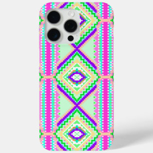 Kleurrijk Geometrisch Boho Patroon iPhone 15 Pro Max Hoesje