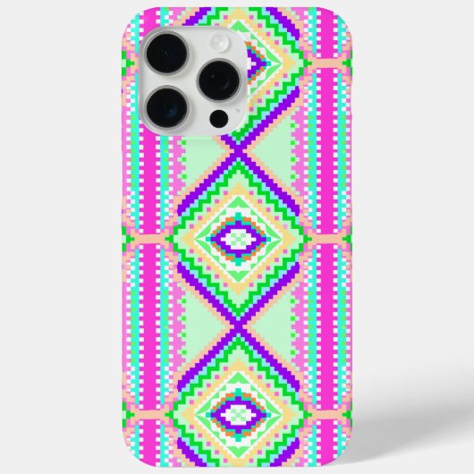Kleurrijk Geometrisch Boho Patroon Case-Mate iPhone Case (Achterkant)