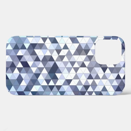 Kleurrijk geometrisch driehoekig mozaïek: abstract Case-Mate iPhone case (Achterkant (horizontaal))
