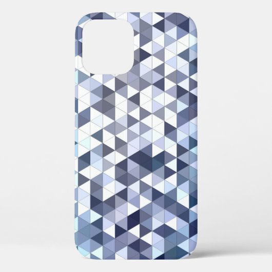 Kleurrijk geometrisch driehoekig mozaïek: abstract Case-Mate iPhone case (Achterkant)