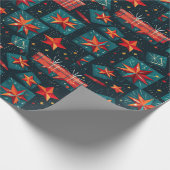 Kleurrijk geometrisch feestelijk inpakpapier (Hoek)