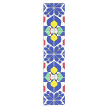 Kleurrijk Geometrisch Geïnspireerd Bloempatroon