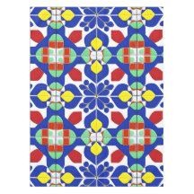Kleurrijk Geometrisch Geïnspireerd Bloempatroon