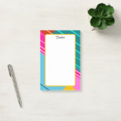 Kleurrijk Geometrisch Grafisch Ontwerp Post-it® Notes (Kantoor)