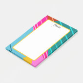 Kleurrijk Geometrisch Grafisch Ontwerp Post-it® Notes (Schuin)