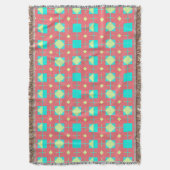 Kleurrijk geometrisch kleurblok ✨ deken (Voorkant Verticaal)