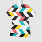 Kleurrijk, geometrisch, koel, uniek, trendgrafisch ornament (voorkant)