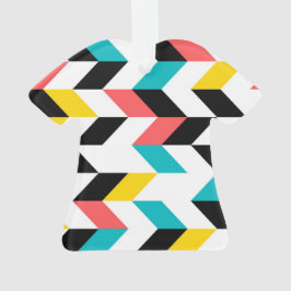 Kleurrijk, geometrisch, koel, uniek, trendgrafisch ornament