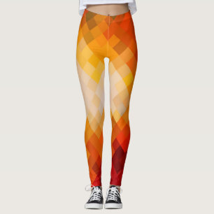 Kleurrijk geometrisch modern diamantpatroon #16 leggings