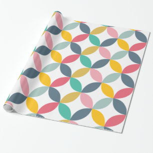 Kleurrijk Geometrisch Modern Patroon Cadeaupapier