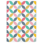 Kleurrijk Geometrisch Modern Patroon Klembord (Achterkant)