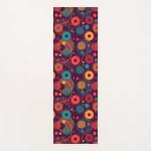 kleurrijk geometrisch monochroom yogamat (Voorkant)