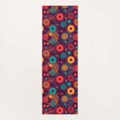 kleurrijk geometrisch monochroom yogamat (Achterkant)