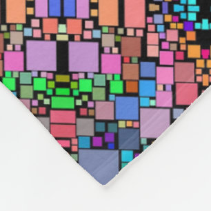 Kleurrijk Geometrisch Mozaïek Deken