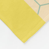 Kleurrijk Geometrisch Ontwerp Abstract Fleece Deken (Hoek)