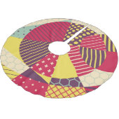 Kleurrijk Geometrisch Ontwerp Abstract Kerstboom Rok (Gekanteld)