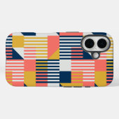 Kleurrijk geometrisch ontwerp Case-Mate iPhone case (Achterkant (horizontaal))