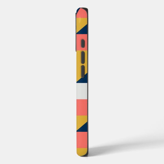 Kleurrijk geometrisch ontwerp Case-Mate iPhone case (Achterkant / Links)