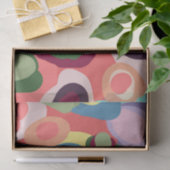 Kleurrijk geometrisch ontwerp tissuepapier (Geschenk)