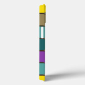 Kleurrijk geometrisch patroon Case-Mate iPhone case (Achterkant / Rechts)