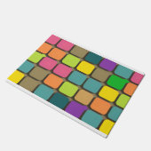 Kleurrijk Geometrisch Patroon Deurmat (Schuin)