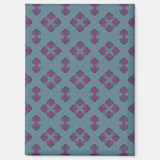 Kleurrijk geometrisch patroon in klassieke retro s magneet