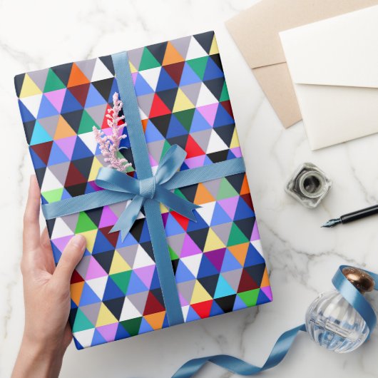 Kleurrijk geometrisch patroon inpakpapier (Geschenken)