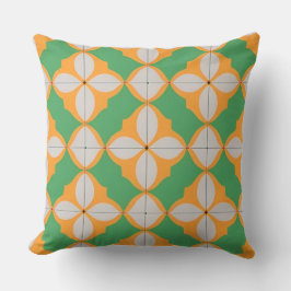 Kleurrijk geometrisch patroon kussen