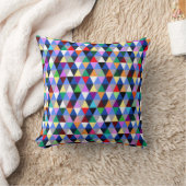 Kleurrijk Geometrisch Patroon Kussen (Deken)