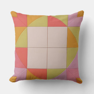 Kleurrijk Geometrisch Patroon Kussen