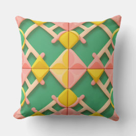 Kleurrijk Geometrisch Patroon Kussen