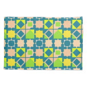 Kleurrijk Geometrisch Patroon Met Levendige Vormen Kussensloop (Achterkant)