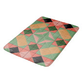 Kleurrijk geometrisch patroon met symmetrisch vier badmat (Gekanteld)