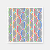 Kleurrijk geometrisch patroon. servet (Voorkant)