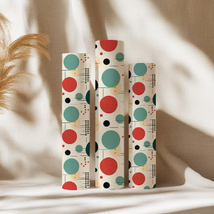 Kleurrijk geometrisch patroon uit het midden van d cadeaupapier