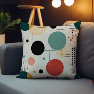 Kleurrijk geometrisch patroon uit het midden van d kussen