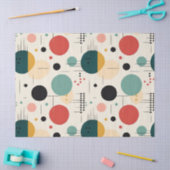 Kleurrijk geometrisch patroon uit het midden van d tissuepapier (Craft)