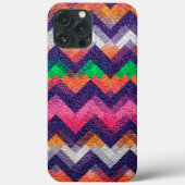 Kleurrijk Geometrisch Patroonleder Case-Mate iPhone Case (Achterkant)