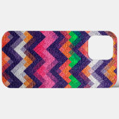 Kleurrijk Geometrisch Patroonleder Case-Mate iPhone Case (Achterkant (horizontaal))